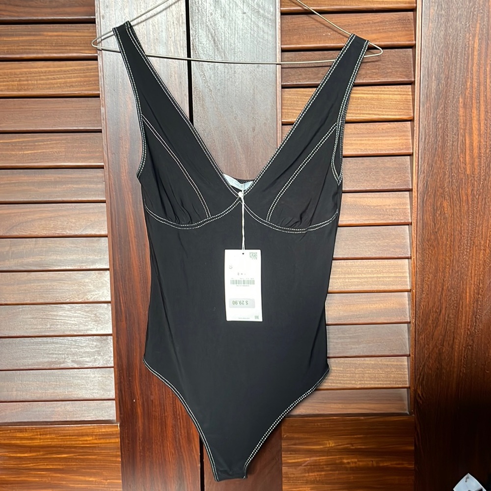 Zara W/B Collection Bodysuit (size S) *brand new with tags*